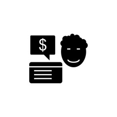 Poster - Ecommerce, support icon. Element of internet commerce icon. Premium quality graphic design icon. Signs and symbols collection icon for websites, web design, mobile app