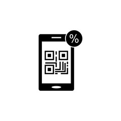 Aufkleber - Ecommerce, QR, phone icon. Element of internet commerce icon. Premium quality graphic design icon. Signs and symbols collection icon for websites, web design, mobile app