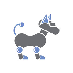 Poster - Bot pet icon on white background for graphic and web design, Modern simple vector sign. Internet concept. Trendy symbol for website design web button or mobile app