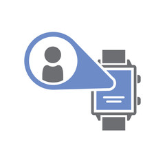Poster - Augmented reality icon on white background for graphic and web design, Modern simple vector sign. Internet concept. Trendy symbol for website design web button or mobile app