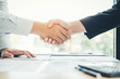 © joyfotoliakid - Business people colleagues shaking hands meeting Planning Strategy Analysis Concept