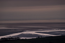 View Over The Wetlands To The Solway Coast, Dumfries, Scotland.