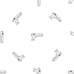 Poster - toy water gun pattern seamless vector repeat geometric for any web design