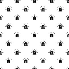 Poster - light police siren pattern seamless vector repeat geometric for any web design