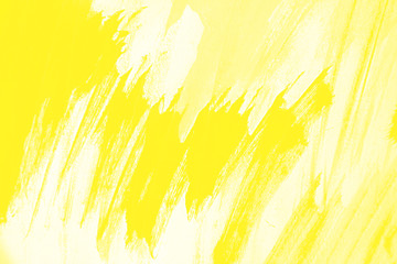 abstract summer yellow and white paint  grunge brush texture background