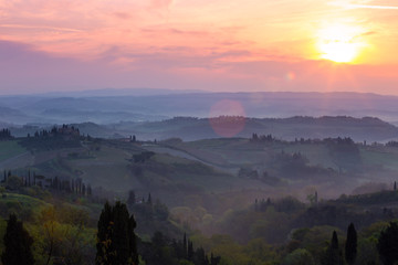 Wall Mural - Typical Tuscan landscape