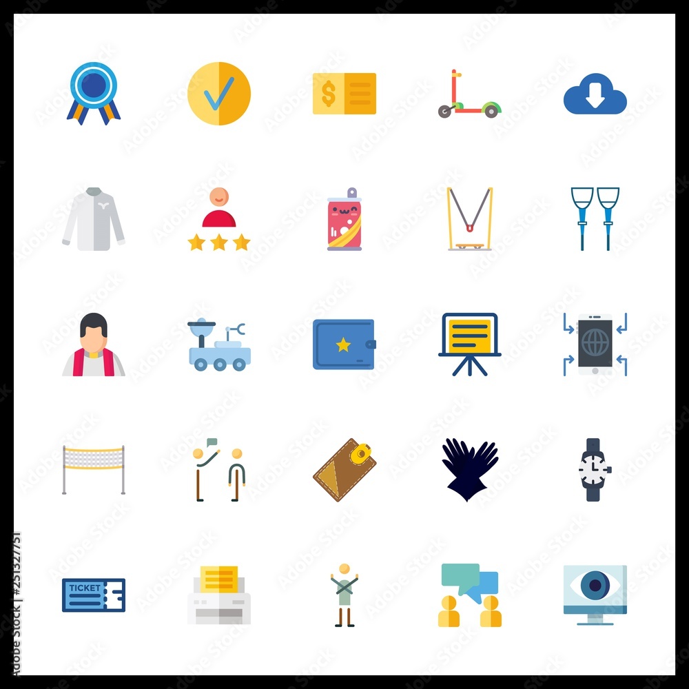 Man Present Icon 25 man icon. Vector illustration man set. wallet and presentation icons ...