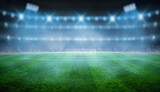 Fototapeta Sport - soccer stadium with illumination