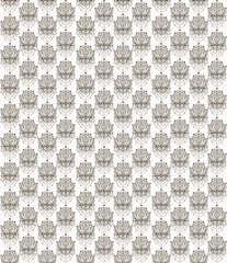 Canvas Print - Seamless pattern on white background