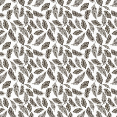 Canvas Print - Seamless pattern on white background