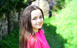 © Volodymyr - Healthy hair makes her more elegant. Girl child with brunette hair. Pretty girl with natural straight hairstyle in spring. Cute girl with long hairstyle on spring landscape. Best look of long hair