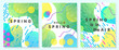 © Xenia Artwork  - Set of unique spring cards