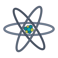 science atom symbol isolated