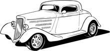 1934 Coupe Vector Illustration