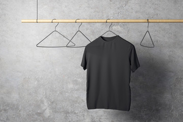 Poster - Empty one black tshirt