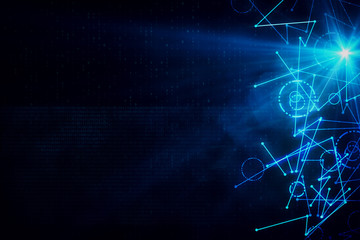Leinwandbilder - Abstract digital background