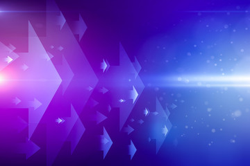 Poster - Digital arrows backdrop