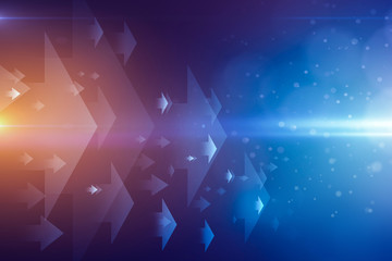 Poster - Digital arrows wallpaper