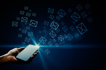 Poster - E-mail marketing concept