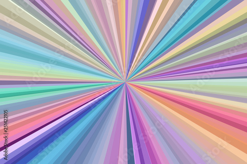 Abstract holographic neon rays background. Colorful stripes beam pattern. Sty...