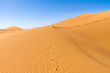 Fototapeta Nowy Jork - Deserto del Sahara, Dune di Erg-Chigaga, M'Hamid El Ghizlane, Marocco