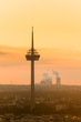 © Westend61 - Germany, Cologne, silhouette of television tower at dawn