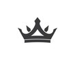 crown logo icon vector illustration