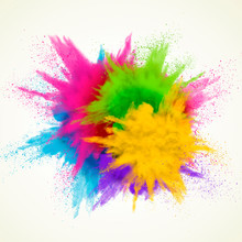 Colorful Powder Explosion Effect