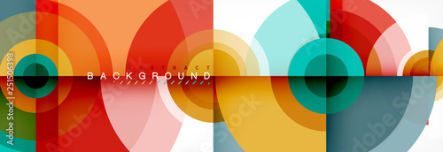 Abstract background circle design