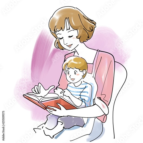 絵本の読み聞かせ パステル調 Stock イラスト Adobe Stock 絵本の読み聞かせ パステル調 Stock イラスト Adobe Stock