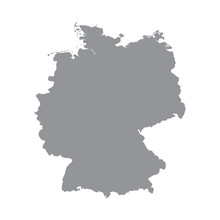 Germany Map Gray