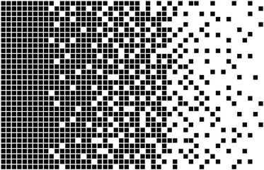 Wall Mural - dissolved filled square