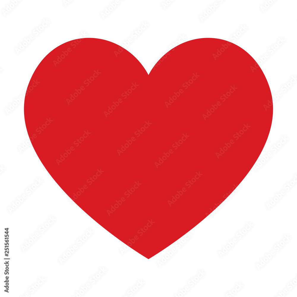 Red heart icon - obrazy, fototapety, plakaty 