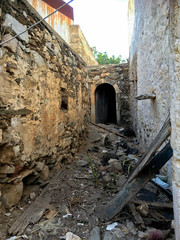 Wall Mural - The abandoned village of Ahlada