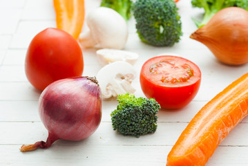 Canvas Print - Vegetables arrangement