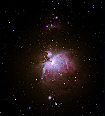 Wall Mural - orion nebula and running man nebula