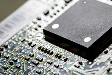 microchips on a board