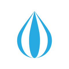 Fototapete - Drop water icon on white background for graphic and web design, Modern simple vector sign. Internet concept. Trendy symbol for website design web button or mobile app