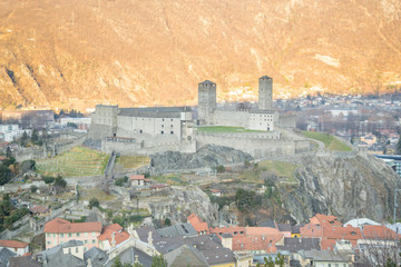 Wall Mural - castelgrande castle, in Bellinzona