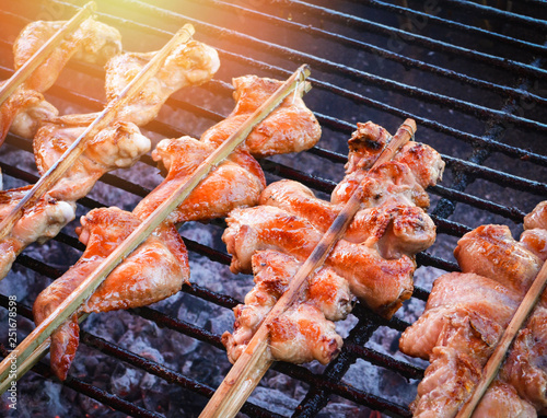 Thai Style Food Grilled Chicken Wing With Bamboo Stick On The Grill Buy This Stock Photo And Explore Similar Images At Adobe Stock Adobe Stock,Most Valuable Wheat Penny