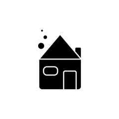 Poster - House, green icon. Element of ecology isolated icon. Premium quality graphic design icon. Signs and symbols collection icon for websites, web design