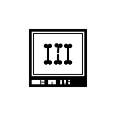 Poster - x ray, skeleton, broken, medical icon. Element of medical instruments icon. Premium quality graphic design icon. Signs and symbols collection icon