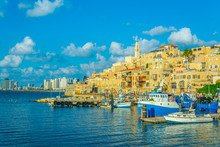 View Of The Port Of Jaffa In Tel Aviv, Israel