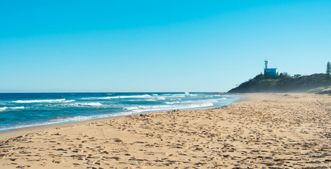 Wall Mural - The ocean view on Buddina Beach, Sunshine Coast, Australia