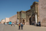 Fototapeta Boho - Gate of Bab el Mansour in Meknes, Morocco