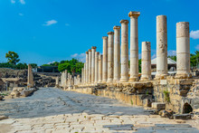 Beit Shean Roman Ruins In Israel