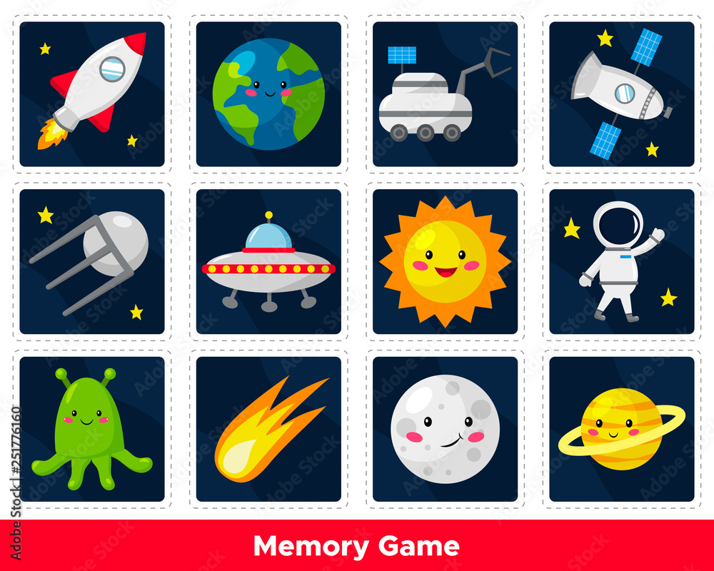 Memory Game - Space Memory Game - Space