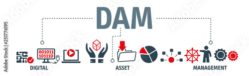 Fotografía DAM Digital Asset Management Organization Concept
