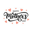 Happy Mothers Day typography poster