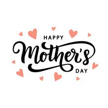 Happy Mothers Day Typography Poster